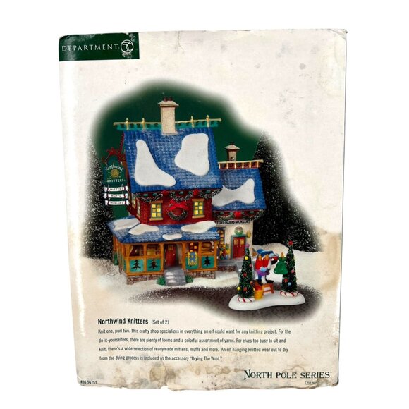 Department 56 Northwind Knitters Lighted Christmas Village House - House Only - Picture 2 of 16